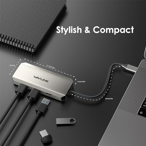 Laptop Docking Station, WAVLINK Triple 4K Docking Station with Dual HDMI, DP, 100W PD in, 3 USB-A2.0 for Wireless Device, Compatible with Dell/HP/Lenovo etc, Windows Systerm Computer Only by WAVLINK - Image 8