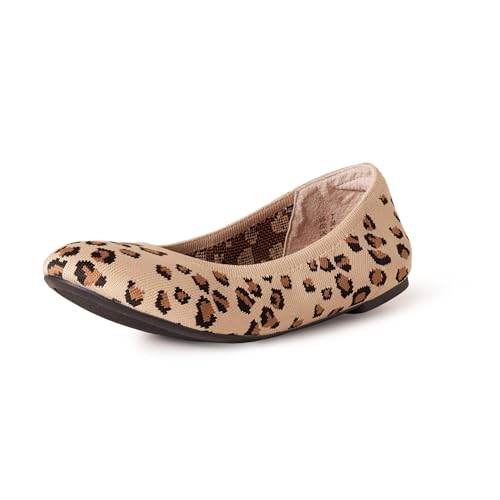 Image of Amazon Essentials Women's Breathable Knit Ballet Flat with Round Toe, Cushioned