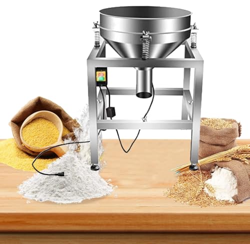 SICWEDIM Automatic Sieve Shaker Vibrating Machine,Commercial Automatic Electric Sifter Shaker Machine, Flour Sifter for Flour Powders ()