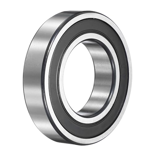 sourcing map 1Pcs 6210-2RS Deep Groove Ball Bearings, 50x90x20 mm High Speed Double Rubber Seal Bearings Pre-Lubricated and Stable for Industrial Machinery Repairs 3D Project