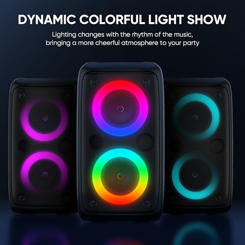 Peski T-08 Karaoke Machine For Adults And Kids,Portable Bluetooth Speaker thumb #2