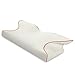 SmartDelux Contoured Memory Foam Pillow for Side and Back Sleepers - Ergonomic Pillow with 2 Hypoallergenic Pillow Cases - Queen Size - Model SDPM-3391
