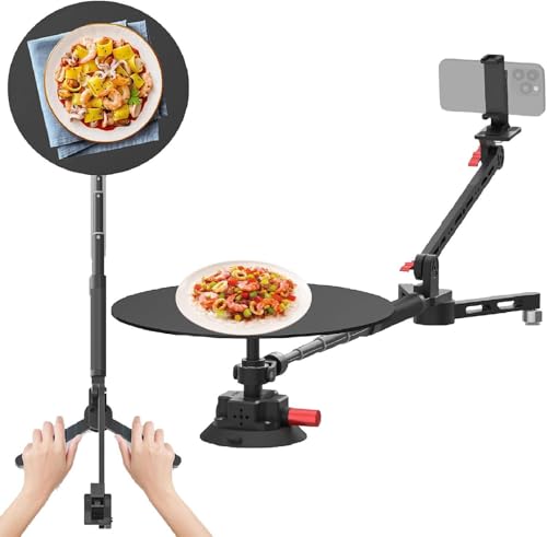 360° Video Rotating Stage Set, Adjustable Panoramic Rotating Plate, Professional Video Stabilizers for Filmmakers and Videographers