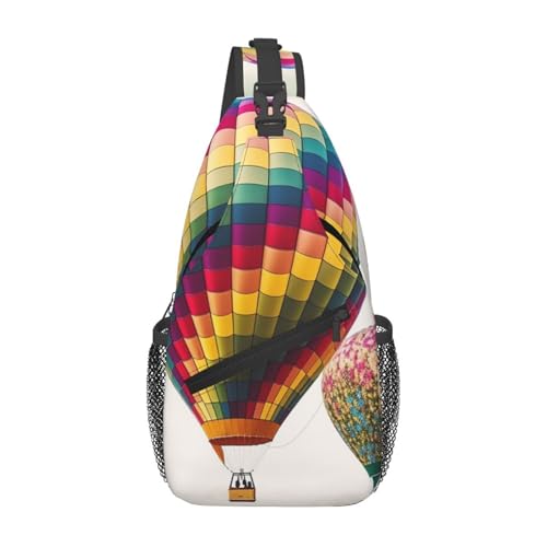 Bolso tipo bandolera unisex en poliéster negro miniatura 1