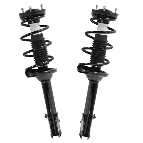 Image of Detroit Axle - 6pc Struts Sway Bars for 2004 2005 2006 2007 Subaru Impreza, 4 Complete Front Rear Struts with Coil Spring 2 Front Sway Bar End Links Replacement Suspension Kit