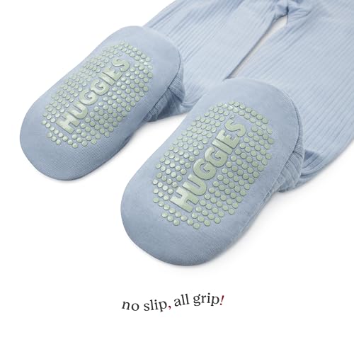 Image of HUGGIES Baby 3-pack Footed Coverall Pajamas