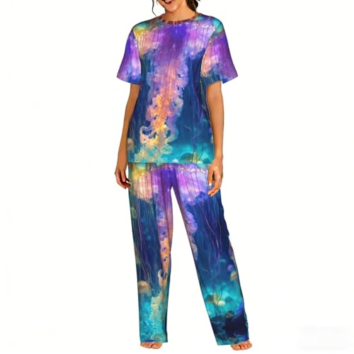 Pyjama méduse océan pour femme pour s'endormir dans un cocon