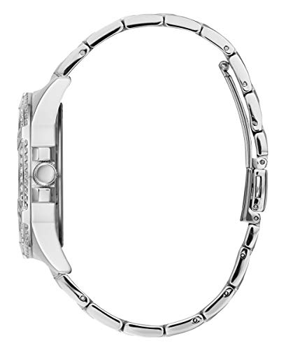 Guess Femme Uhr Analogique Quartz mit Acier Armband W1156L1