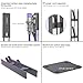 AIKOLZON Vacuum Stand for Dyson V15 V12 V11 V10 V9 V8 V7 V6 DC30 DC31 DC34 DC35 DC58 DC59 DC62 DC74 Handheld Cordless Vacuum Cleaner - Carbon Steel Storage Rack Holder with Anti-Tip Design