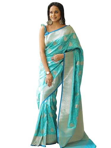 Image of Sugathari Women's Banarasi Saree Pure Kanjivaram Silk Saree Soft new ladies 2025 Design Wear Pattu Sarees Sadi Party Sari collections With Blouse Piece (San Pari-224)
