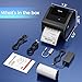Omezizy Bluetooth Shipping Label Printer 4x6 - D450BT Thermal Label Printer for Shipping Packages, Small Business, Home, Office, Compatible with Amazon, Ebay, Tiktok, Etsy, USPS