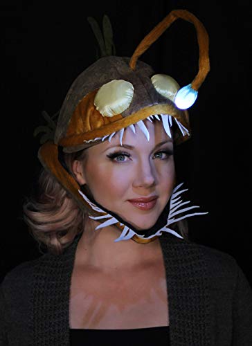 Kandingan Costumes - elope Festival Light Up Anglerfish Costume Hat for Kids and Adults