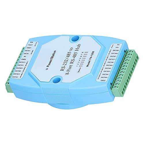 RS485 Hub DC 9?24V 8 Ports RS232 to RS485 Repeater YN1208 High?Speed Distributor Adapter - Thumbnail 2