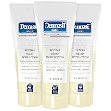 Dermasil Eczema Relief Body Lotion, 3-Pack – Non-Greasy, Fast-Absorbing, Fragrance-Free Formula with Colloidal Oatmeal and Chamomile, Cruelty-Free, 6 Oz Ea