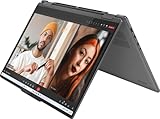 Lenovo Yoga Ordinateur portable 2 en 1 à écran tactile 16 pouces 2K | Intel Core Ultra 7 155U | Intel HD Graphics | Rétroéclairé | Empreinte digitale | 16 Go de RAM DDR5 | 1024 Go SSD | Windows 11 Pro