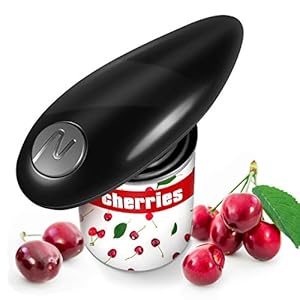 Electric Can Opener One Touch Switch Smooth Edge Automatic Electric Can Opener