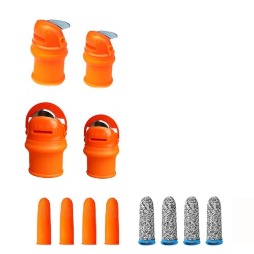 Set de 12 cuchillas de pulgar de silicona para jardinería miniatura 1