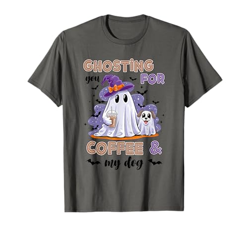 Chemise pour Chien Ghosting for Coffee Ghosting You for Coffee and T-Shirt