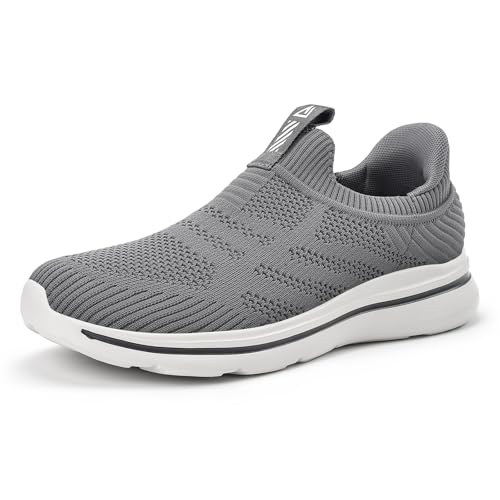 ODCKOI Slip On buty męskie, ciemnoszary, 44 EU