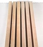 Woodchucks Wood 10 Maple Boards for Making Cutting Boards (3/4 x 2 x 24)