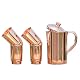 Kupferkanne Ancientimpex Ayurveda Kupferkrug mit 4 Gläsern