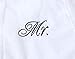 Mr and Mrs Robes | Set of 2 Mr & Mrs Robes for Couples | Extra Thick| Long Sleeves | 100% Terry Cotton | Shawl Collar