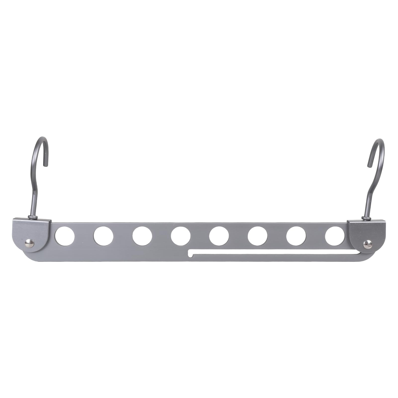 Jazuaiao Modern Rusts Resistant Aluminum Alloy Garment Hanger 6/8 Hooks High Weight Capacity Foldable for Wardrobes Storage Apartment Friendly Closet Accessory