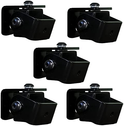 SWM- D2 - Speaker Wall Mount - Bracket for M4 / M5 / 1/4'' x 20UNC Thread Hole/Keyhole Speakers - with Flexible Positioning Angle (Pack of 5 (Single Hole))