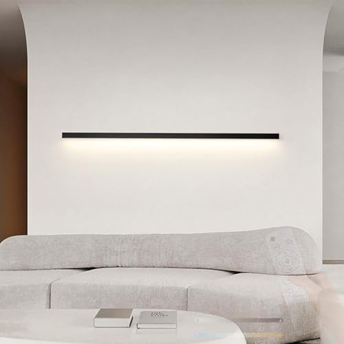 Aplique de pared largo LED para escaleras interiores y salones de diseño moderno