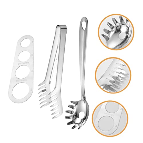 SWOOMEY 1 conjunto de aço inoxidável espaguete peixe tagliatelle pastina macarrão servidor de bolo m