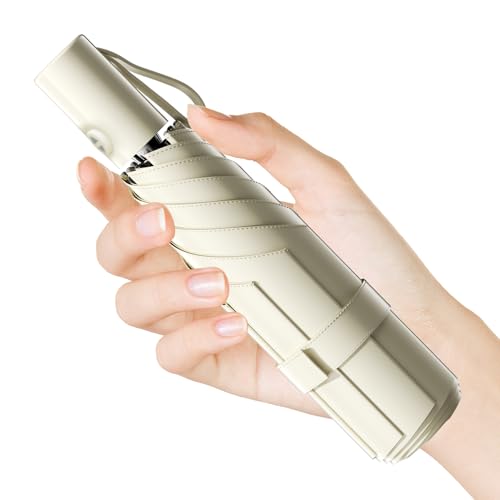 Moorrlii Automatic Mini Travel Windproof Folding Umbrella - UV Protection, Instant Open/Close for Rain/Sun, Small Compact Lightweight Design Fits in Tote Bag/Travel Case/Backpack for Commute, Women Moorrlii Automatic Mini Travel Windproof Folding Umbrella - UV Protection, Instant Open/Close for Rain/Sun, Small Compact Lightweight Design Fits in Tote Bag/Travel Case/Backpack for Commute, Women