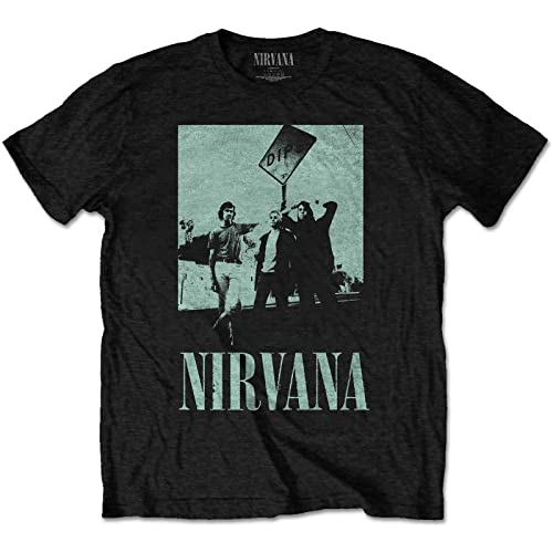 T-Shirt Nirvana Dips Imprimé Graphique Durable Coupe Ample XX-Large