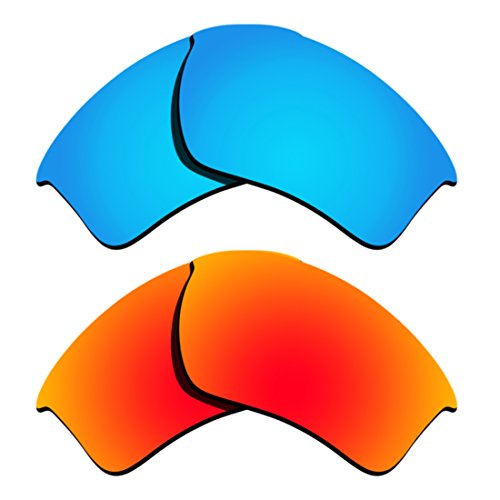 Lentes de repuesto polarizadas para Oakley Half Jacket 2.0 XL con protección antirreflejos