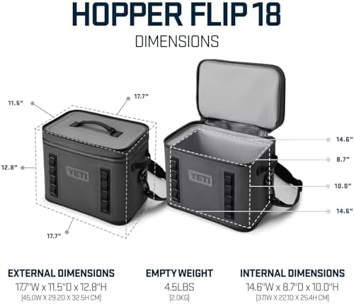 YETI Hopper Flip 18 Portable Cooler, Cape Taupe - 3