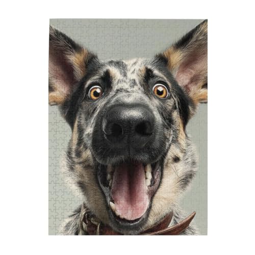 500 Piece Puzzles for Adults Personalized Wooden Puzzles Humour Dog Jigsaw Puzzles Gift Custom Puzzle from Photos Challenging Puzzles for Family Wedding Christmas Birthday Gifts 20.4 x 15 in - Image 9