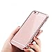 iPhone 6s Case, Lookatool Clear Crystal Rubber Plating TPU Soft Case Cover For iPhone 6s 4.7Inch (Rose Gold)