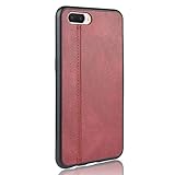 Capa para celular Oppo A3S Proteção robusta 360° Capa de couro liso para Oppo A3S