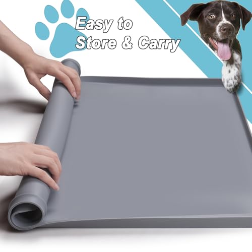 TIMOHCR Suporte de bandeja de almofada de xixi para cães, suporte de almofada de silicone para cacho