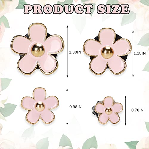 12 Pcs Daisy Flower Air Vent Clip, Lovely Flowers Car Air Freshener Clip , Colorful Car Air Conditioning Outlet Clip , Car Interior Decoration Accessories （White, Pink, Rose） #TOP5