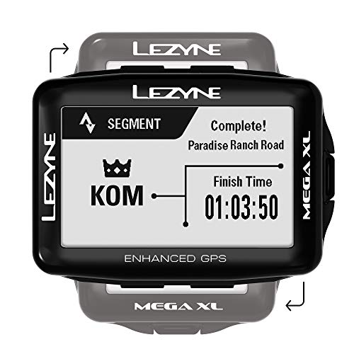 Lezyne 1-GPS-MEGAXL-V104-HS GPS-Zähler für Fahrrad, Erwachsene, Unisex, Mehrfarbig, Einheitsgröße