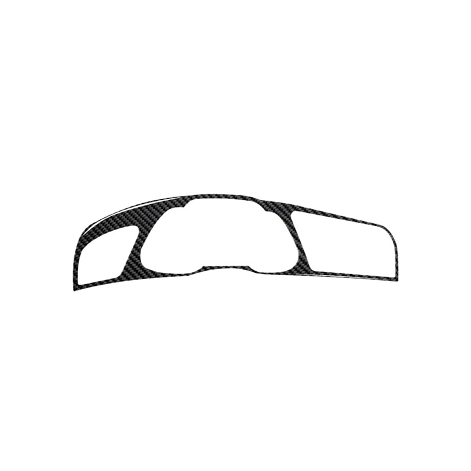 Car Interior Moulding Trim for A4 B8 2009-2016 for A5 2008-2017 for Q5 Car Dashboard Panel Speedometer Frame Navigation Surround Stickers Trim Interior Accessories(LHD)
