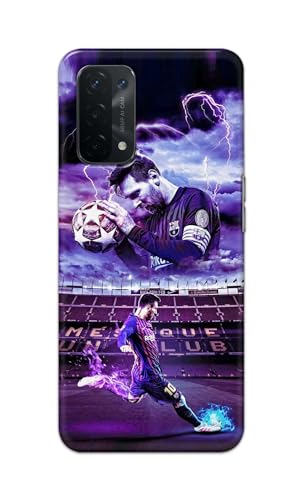 Image of Printed Hard Back Cover Case for Oppo A54 5G | Oppo A74 5G | Oppo A93 5G | Oppo A93s 5G Back Cover (Famous Football Player) -1111