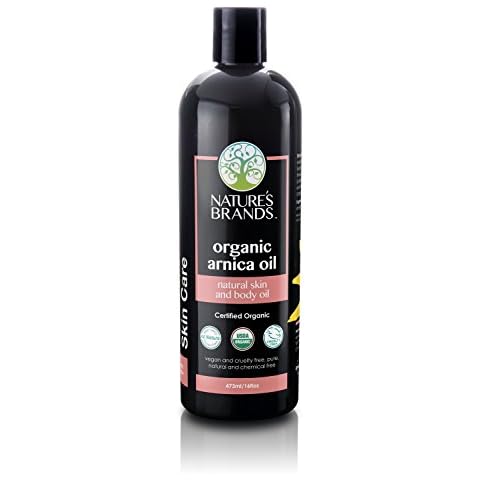 Organic Arnica Carrier Oil; 16floz BPA-Free Plastic by Herbal Choice Mari Cover