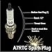 AlveyTech A7RTC Spark Plug - to Replace NGK/Torch Plugs for Honda Coolster TaoTao 4 Wheeler ATV, Quad, Moped Scooter, Go Kart, and Mini/Dirt/Pit Bike with GY6 Engine not Pack