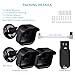 GoHonor All New Blink Outdoor 4th Gen Camera Mounting Brackets,3 Pack Weatherproof Protective Housing and 360 Degree Adjustable with Sync Module Wall Mount (Blink Camera is Not Included)