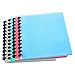TUKA-i-AKUT 4pcs A4 Reliure Protège-Documents, 40 Pochettes Transparentes pour 80 feuilles PP Chemise Poche, Affichage Livre Présentation Reliure à Anneaux, Ensemble de 4 en 4 Couleurs TKD8029 Bunt