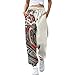Achimlt Damen Sporthose Trendy Elastic Waist Taille Street Jogger Leichte Bequeme Baggy Workout Jogginghose Lounge Hose mit Pockets Sweatpants Freizeithose Damen Lang für Gym Trainings