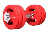 4x discos de 2,5 kg (neopreno)
