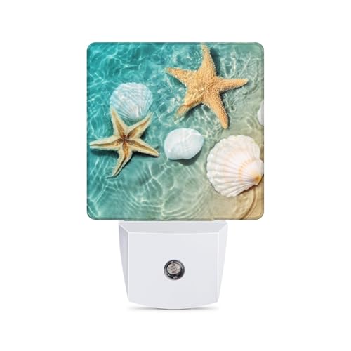 Image of Night Light Plug-in Dusk to Dawn Smart Sensor White Led Nightlight for Bedroom Bathroom Kitchen Hallway Stairs Energy Efficient Decor Desk Lamp