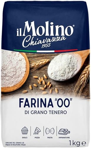 il Molino Chiavazza Type 00 Soft Wheat Flour 1kg - Multipurpose Flour | Ideal for Cakes, Breads, Pizza & Fresh Pasta